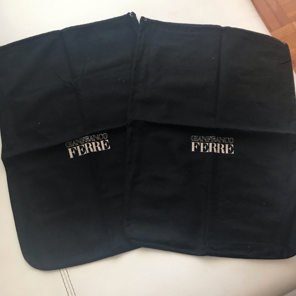 GIANFRANCO  FERRE Two Storage Dust Bags. Flanel
